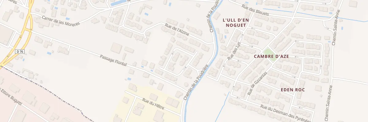 Plan du 4 Rue des Primevères à Pia