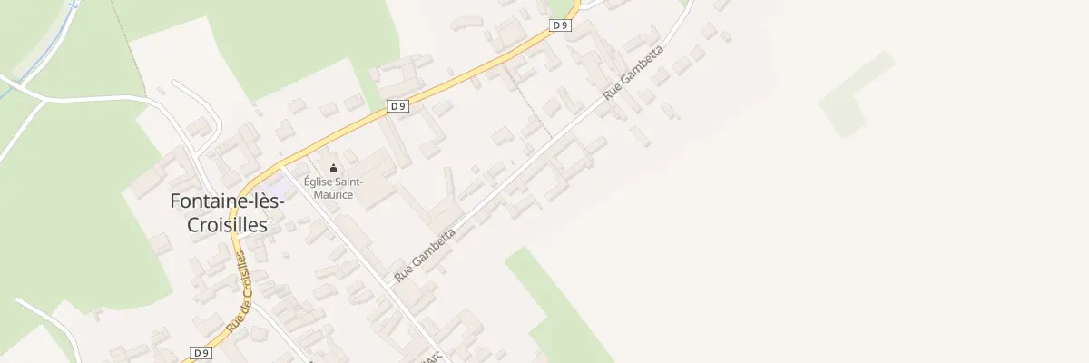 Plan du 12 Rue Gambetta à Fontaine-lès-Croisilles