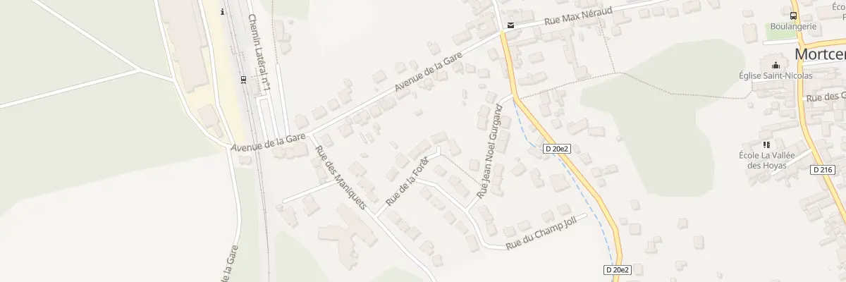 Plan du 7 Rue de la Forêt à Mortcerf
