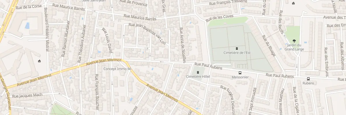 Plan du 21 Rue Paul Rubens à Perpignan