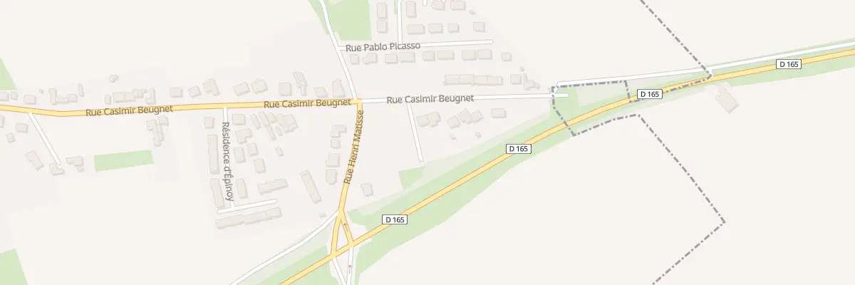 Plan du 900 Rue Casimir Beugnet à Meurchin
