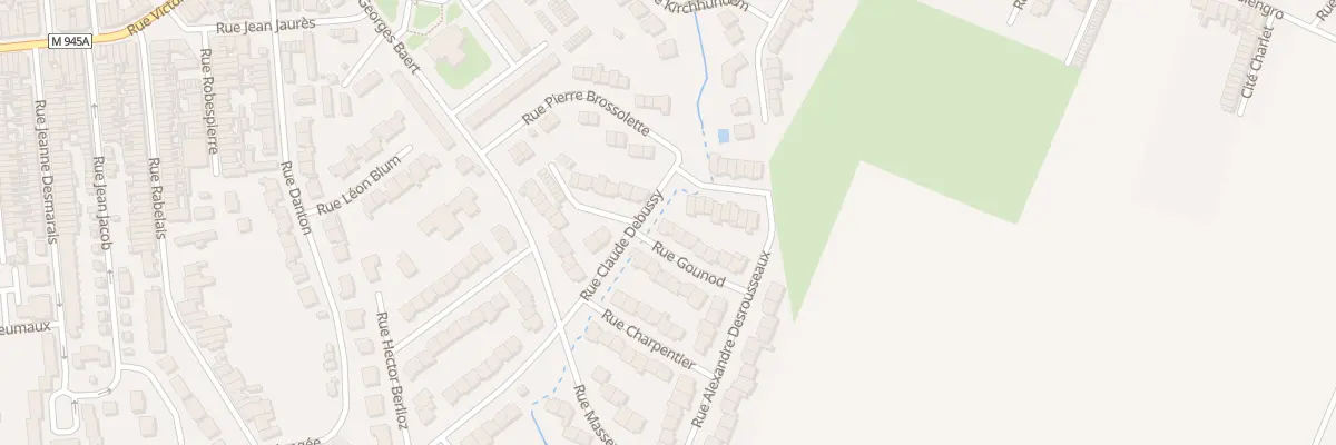 Plan du 13 Rue Gounod à Houplines