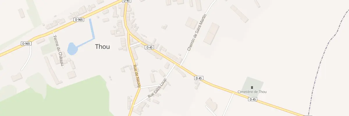 Plan du 5086 Le Bourg à Thou