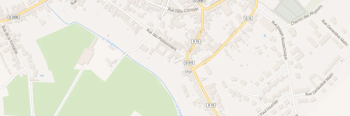 Plan du 5 Rue des Poissonniers à Nesle