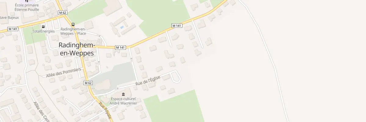 Plan du 8 Rue de l’Église à Radinghem-en-Weppes