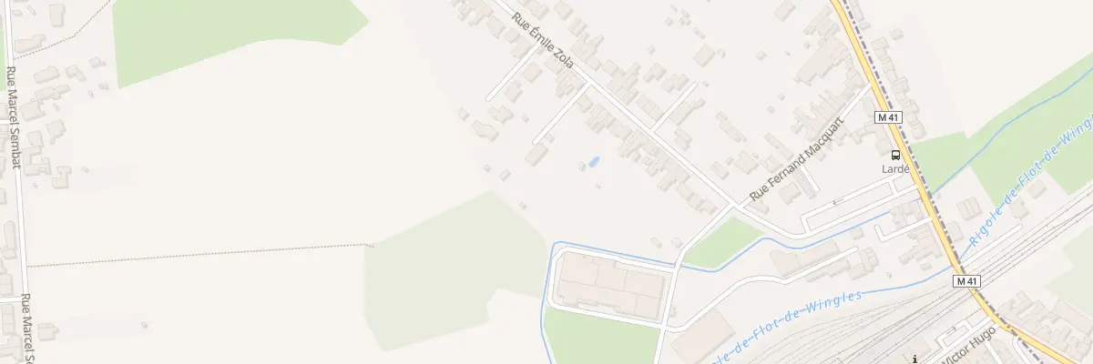 Plan du 705 Rue Émile Zola à Sainghin-en-Weppes