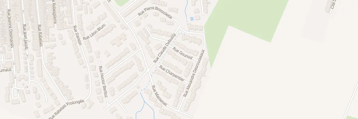 Plan du 8 Rue Gounod à Houplines