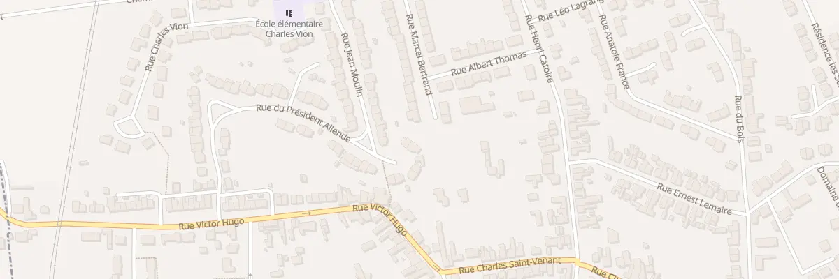 Plan du 3 Rue du Pdt Allende à Provin