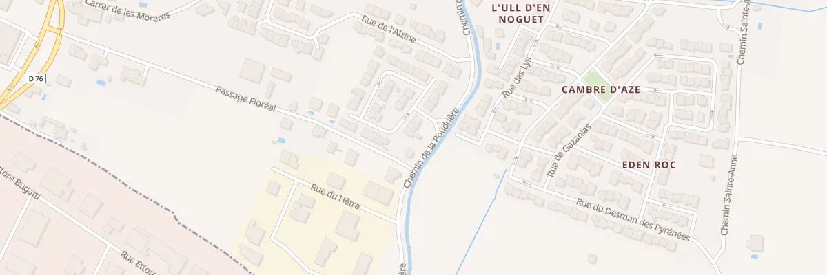 Plan du 57 Rue des Primevères à Pia