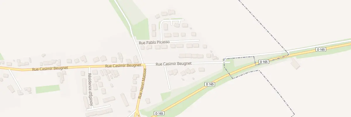 Plan du 923 Rue Casimir Beugnet à Meurchin