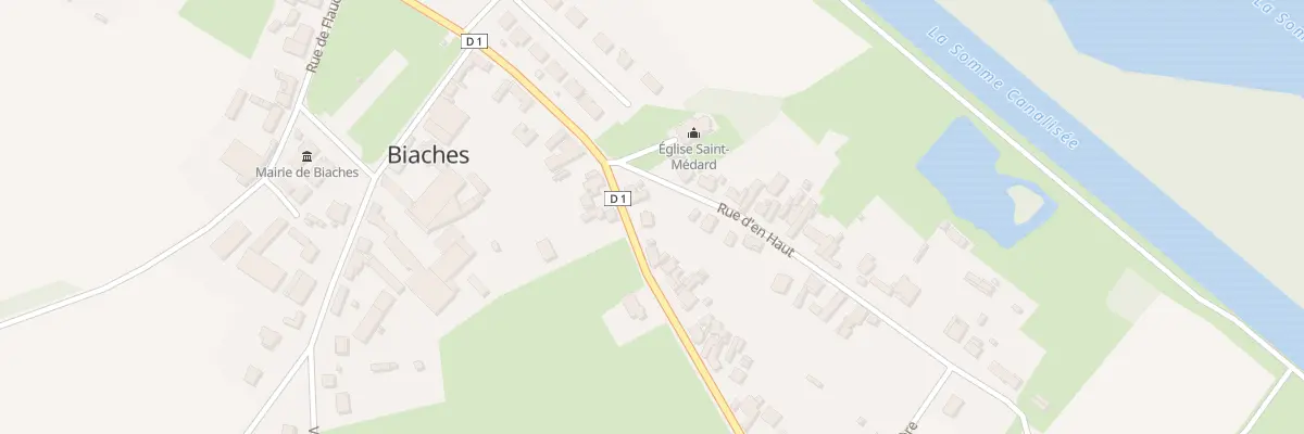 Plan du 8 Rue de Péronne à Biaches
