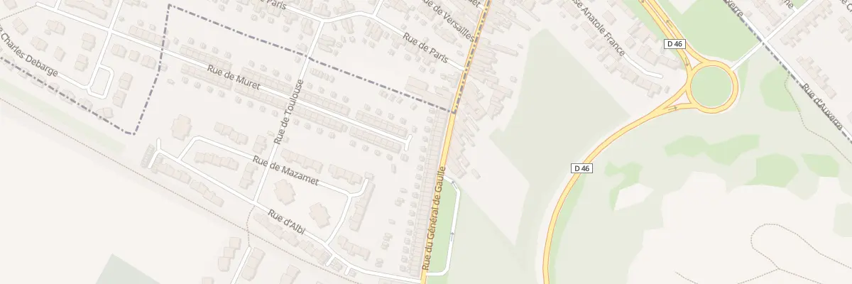 Plan du 15 Rue du Général de Gaulle à Rouvroy