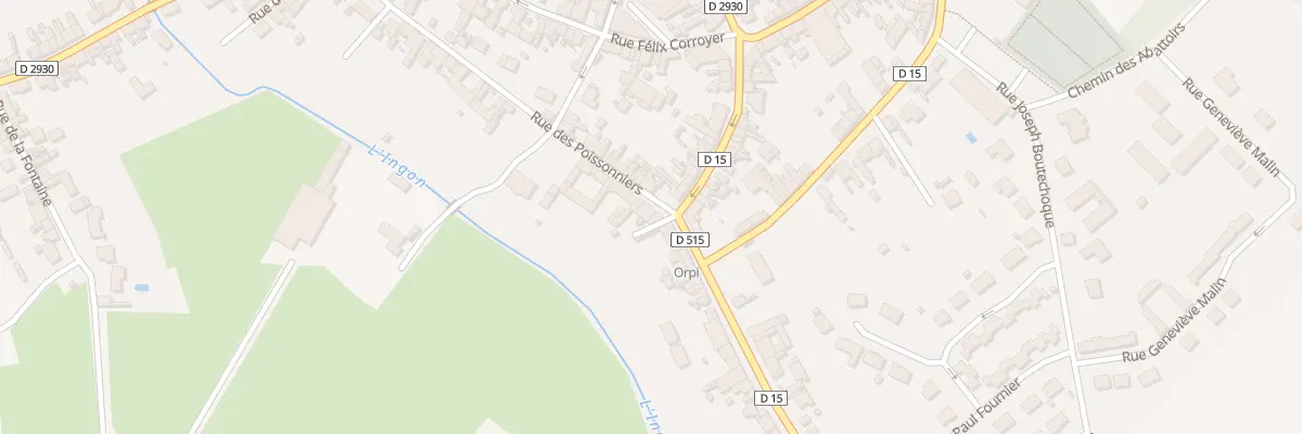 Plan du 3 Rue des Poissonniers à Nesle