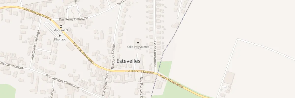 Plan du 3 Rue de Constantine à Estevelles