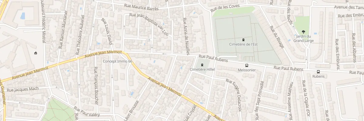 Plan du 22 Rue Paul Rubens à Perpignan