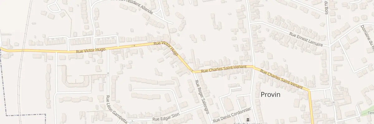 Plan du 2 Rue Victor Hugo à Provin