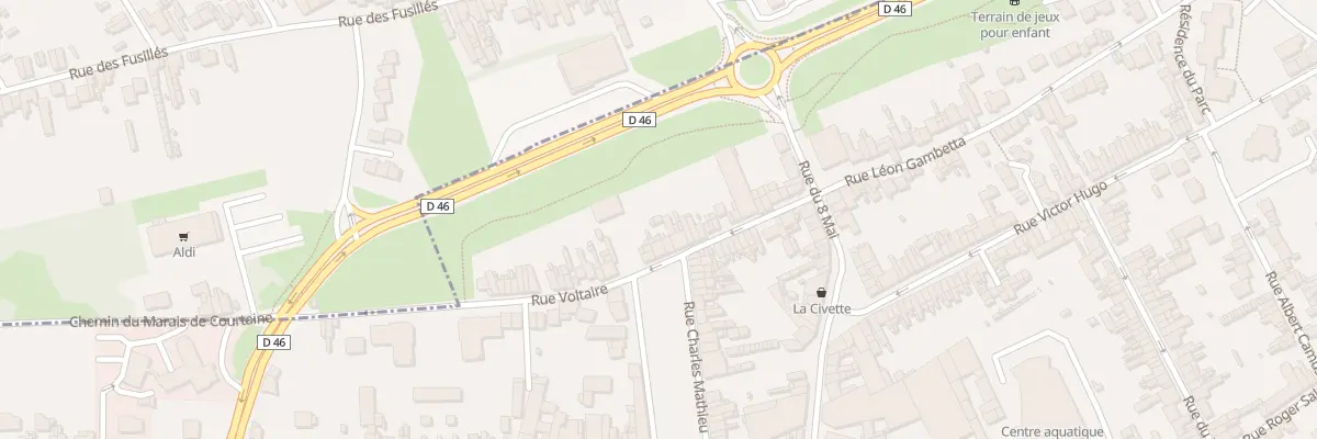 Plan du 25 Rue Voltaire à Billy-Montigny