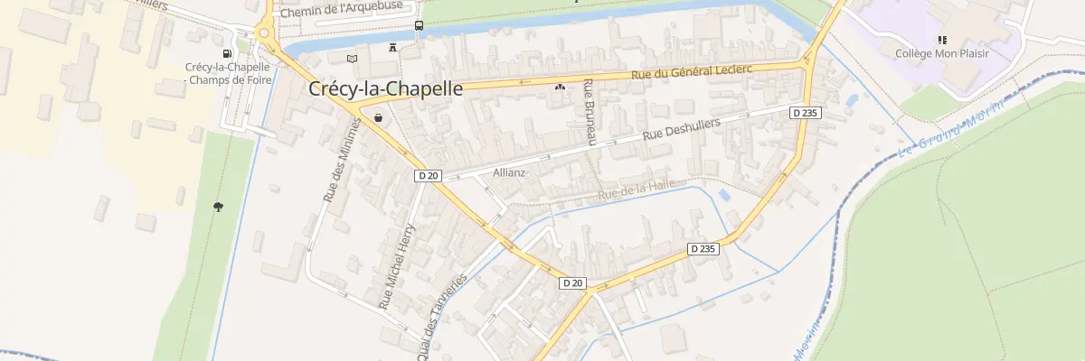 Plan du 6 Rue Deshuilliers à Crécy-la-Chapelle