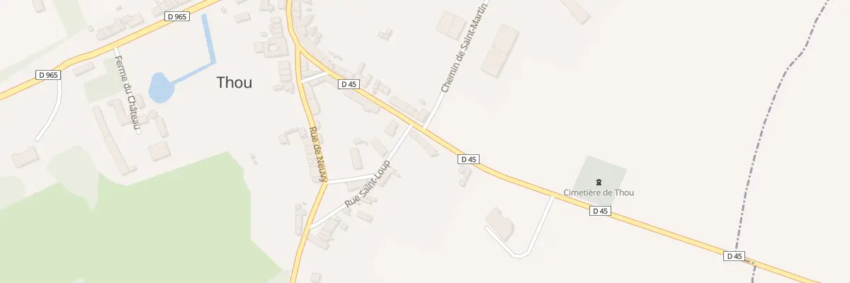 Plan du 5091 Le Bourg à Thou