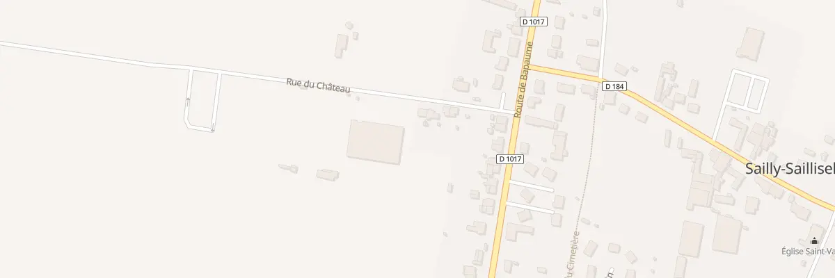 Plan du 5 Rue du Chateau à Sailly-Saillisel