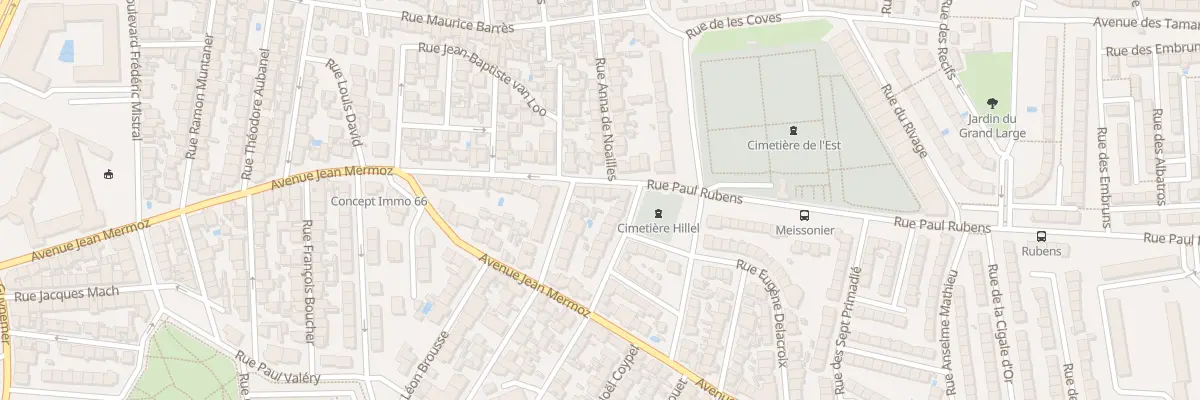 Plan du 24 Rue Paul Rubens à Perpignan