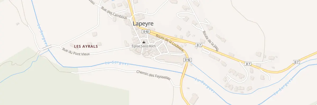 Plan du 5172 Lapeyre à Versols-et-Lapeyre