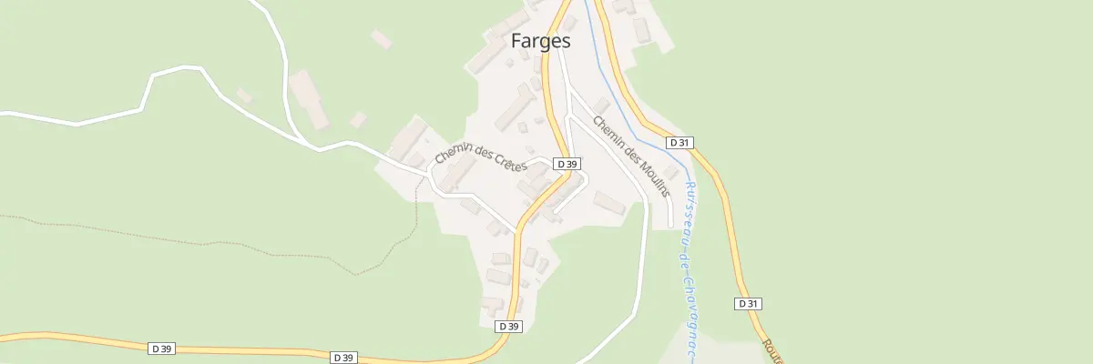 Plan du 5032 Farges à Virargues