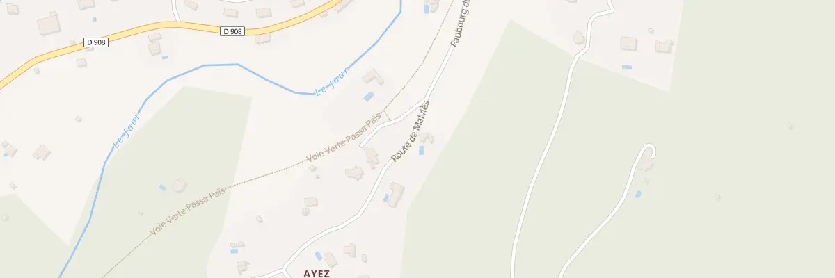 Plan du 5299 Ayez à Olargues