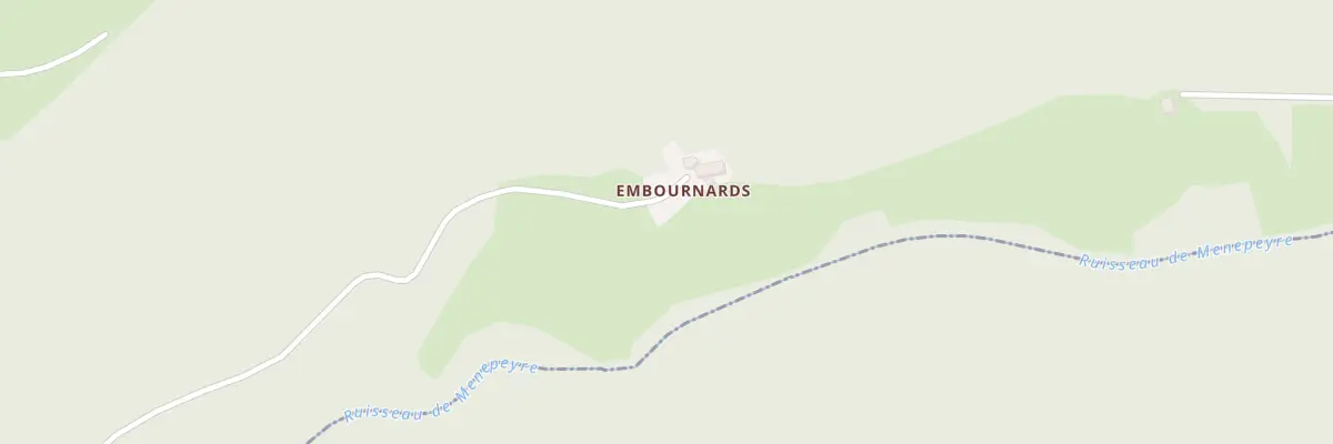 Plan du 5110 Embournards à Curières
