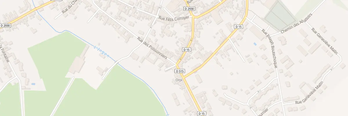 Plan du 32 Rue du Hocquet à Nesle