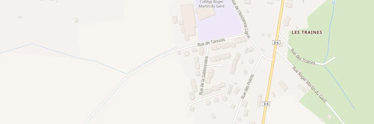 Plan du 10 Rue de Tannois à Sancergues