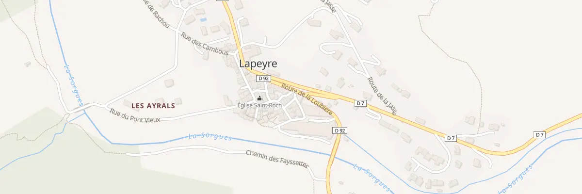Plan du 5163 Lapeyre à Versols-et-Lapeyre