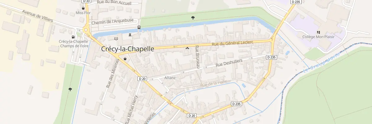 Plan du 11 Rue Deshuilliers à Crécy-la-Chapelle