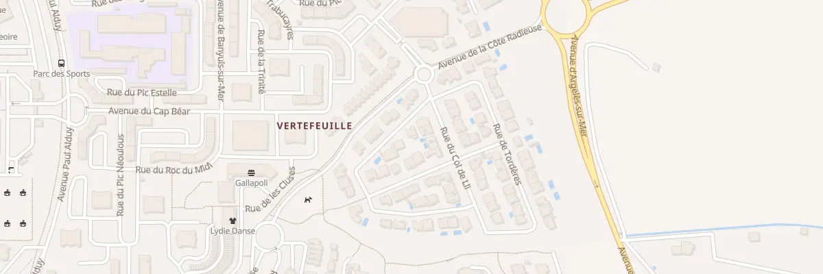 Plan du 3 Rue du Fort-de-Bellegarde à Perpignan