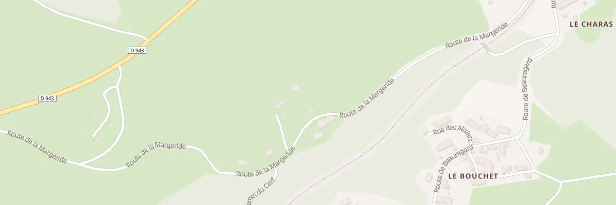 Plan du 7 Rte de la Margeride - Bouchet à Saint-Ours