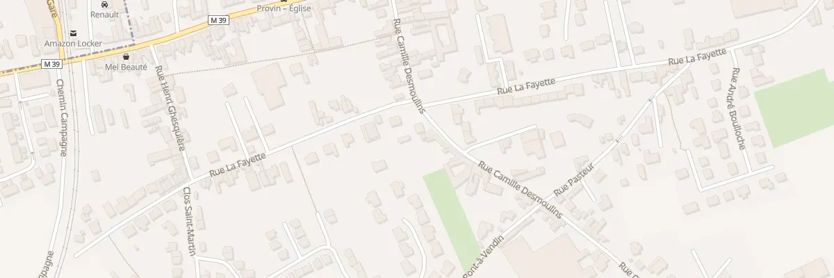 Plan du 20 Rue Camille Desmoulins à Provin