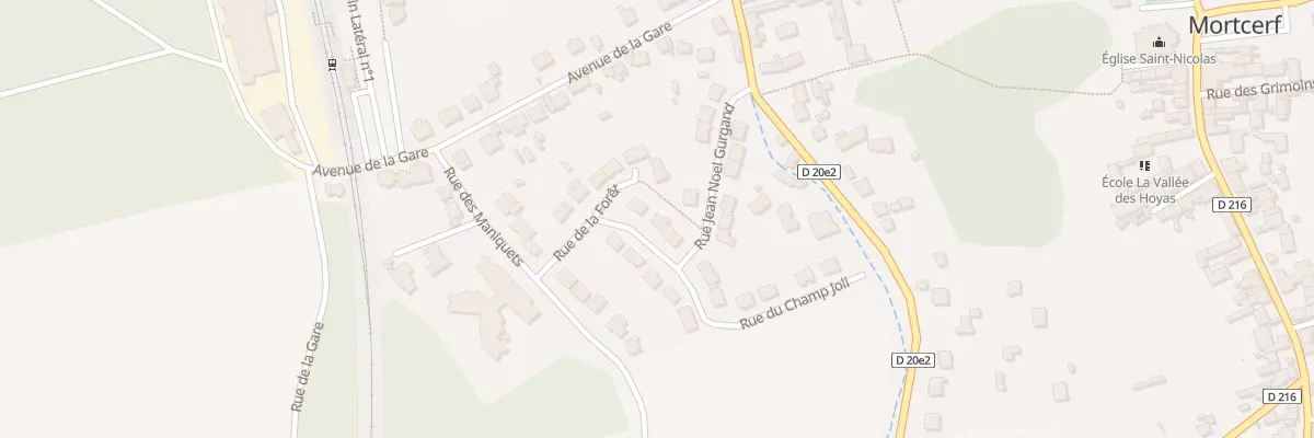 Plan du 15 Rue de la Forêt à Mortcerf