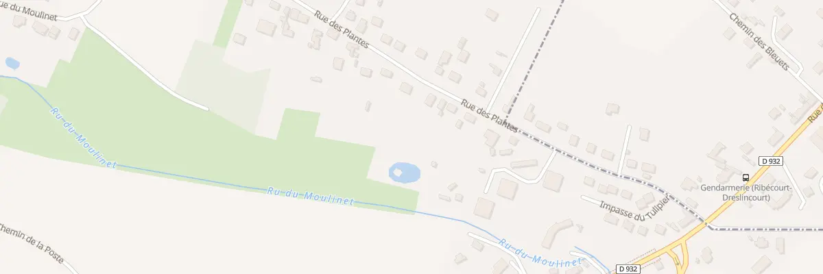 Plan du 384 Rue des Plantes à Cambronne-lès-Ribécourt