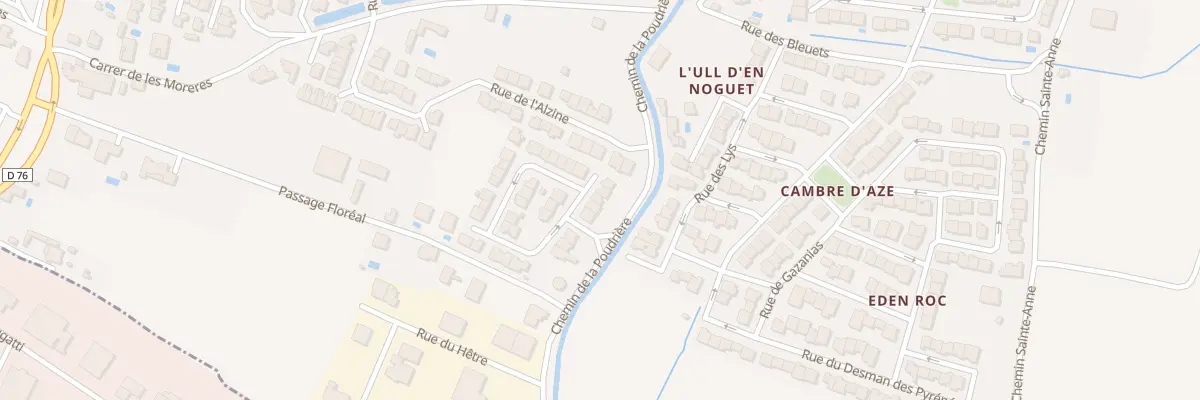 Plan du 5 Rue des Primevères à Pia