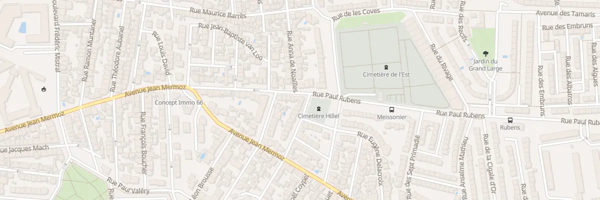 Plan du 28 Rue Paul Rubens à Perpignan