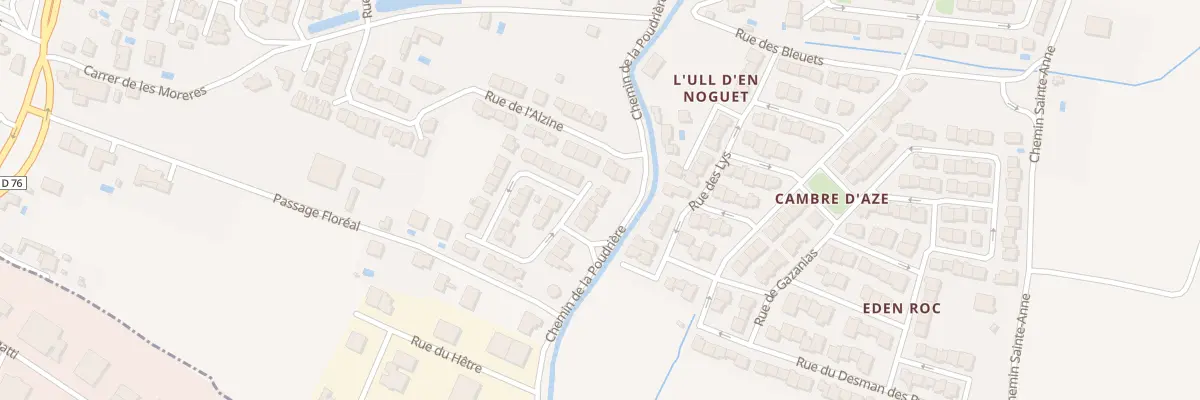 Plan du 7 Rue des Primevères à Pia