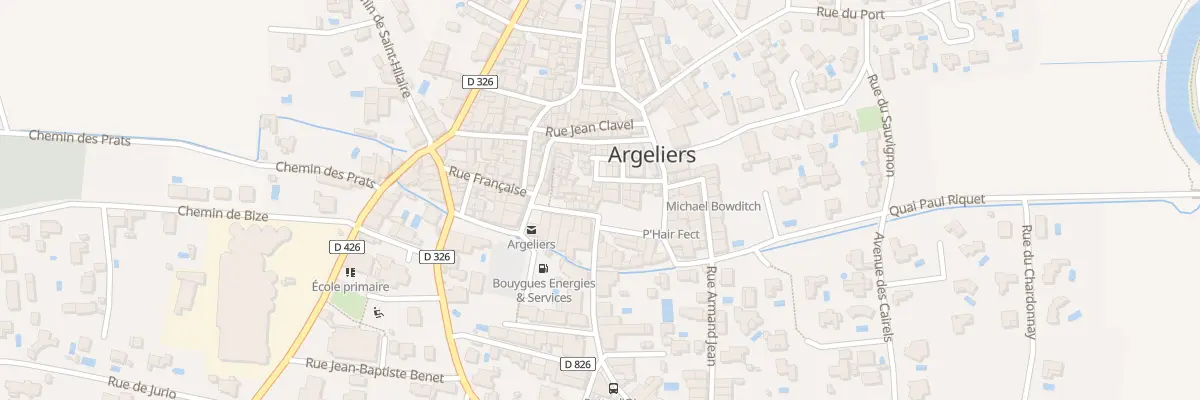 Plan du 8B All Marcelin Albert à Argeliers