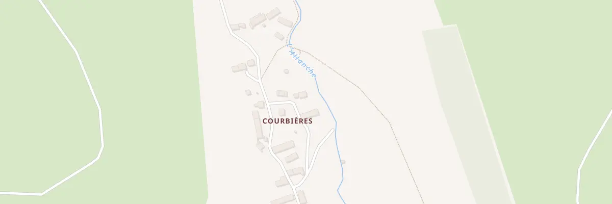 Plan du 6006 Courbieres à Pradiers