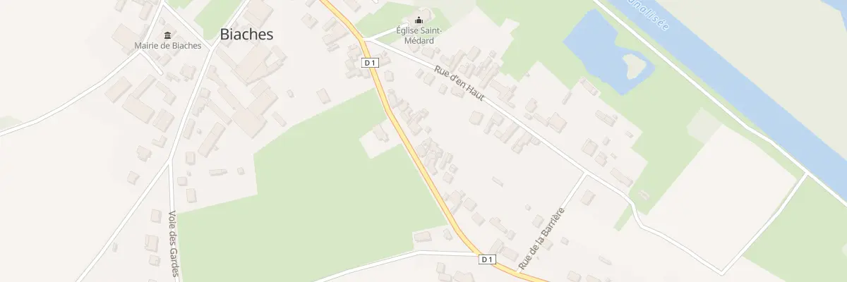 Plan du 18 Rue de Péronne à Biaches