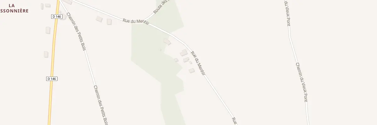 Plan du 10 Rue du Menhir à Pers-en-Gâtinais