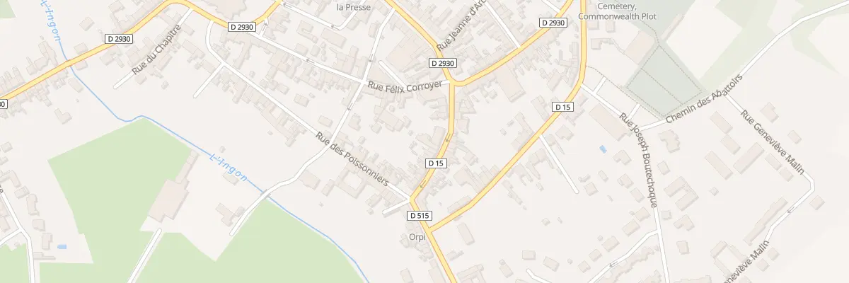 Plan du 14 Rue du Hocquet à Nesle
