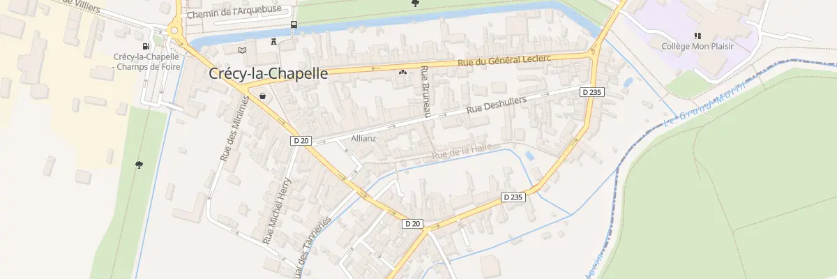 Plan du 12 Rue Deshuilliers à Crécy-la-Chapelle