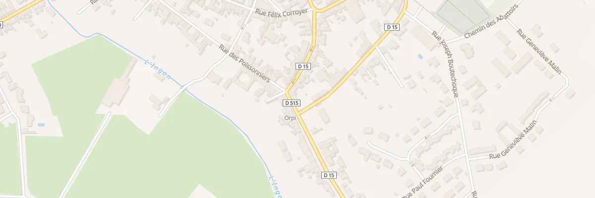 Plan du 1 Rue du Faubourg Saint Jacques à Nesle