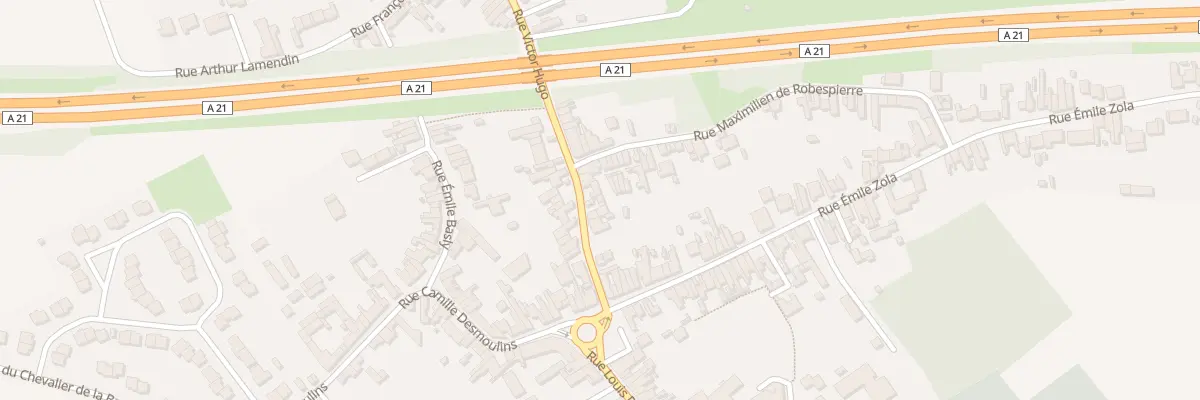 Plan du 16 Rue Victor Hugo à Fouquières-lès-Lens