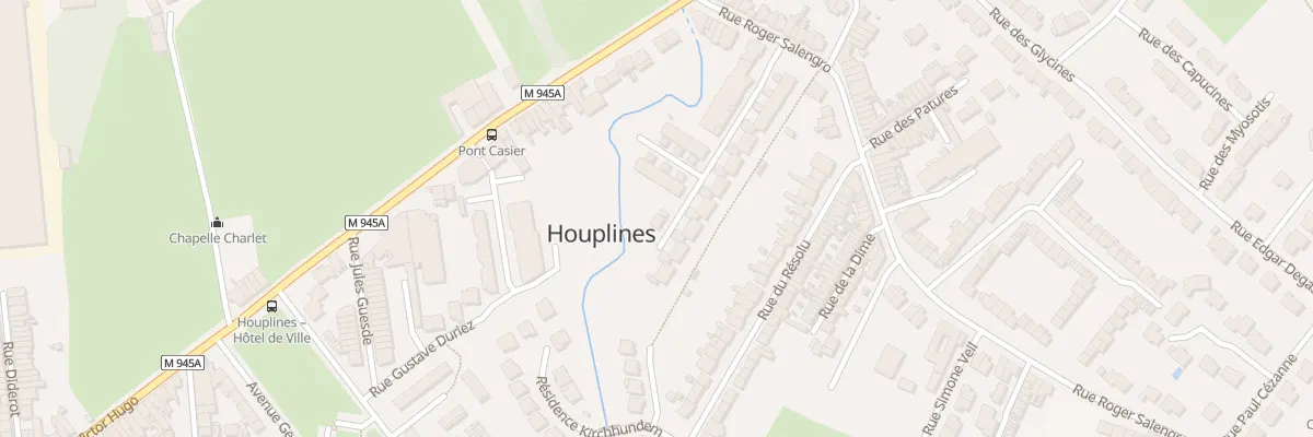Plan du 8 Rue Louise de Bettignies à Houplines